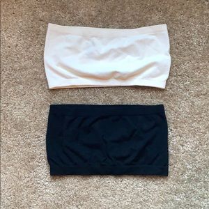 White and Black Bandeaus